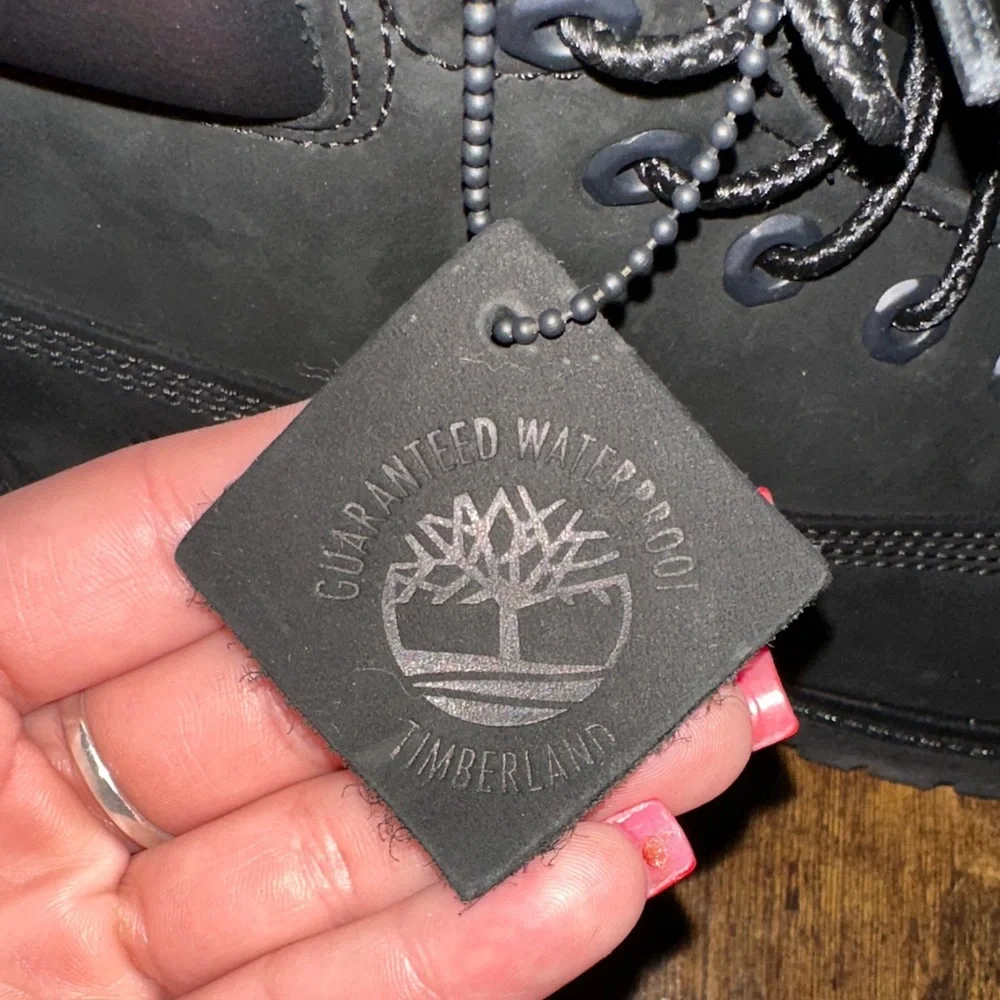 Timberland Premium 6-Inch Waterproof Boots - Black Nubuck - Mens 11